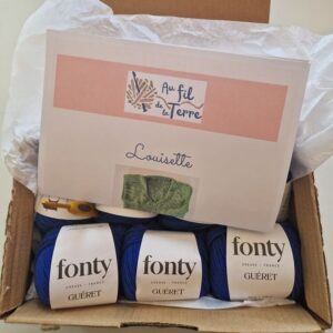 Kit Crochet pull Louisette laine mérinos